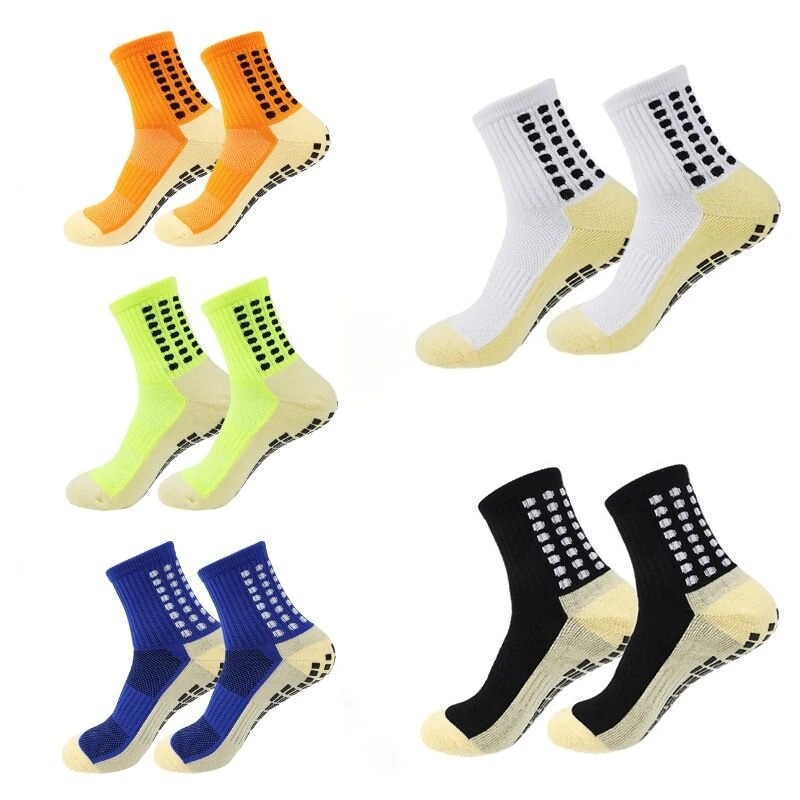 1 Pair Men's Anti-Slip Sport Socks Football Soccer Basketball Tennis Outdoor Grip Cycling Riding Comfortable Non-Slip Design (image for) 1 Pair Men's Anti-Slip Sport Socks Football Soccer Basketball Tennis Outdoor Grip Cycling Riding Comfortable Non-Slip Design
